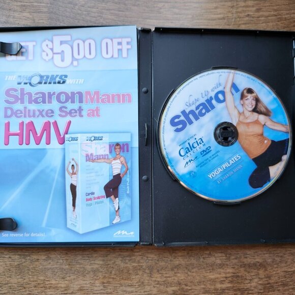 SHAPE UP WITH Sharon Mann YOGA/PILATES Full Length DVD - Picture 3 of 4